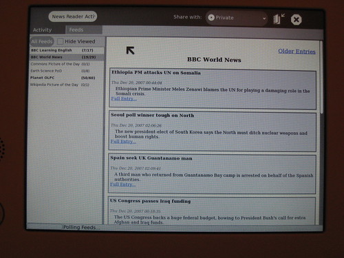 OLPC News Reader