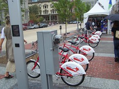 SmartBikeDC station, 7th and F Streets NW, Washington, DC