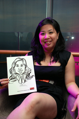 Caricature live sketching for TLC - 7