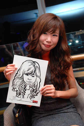 Caricature live sketching for TLC - 21