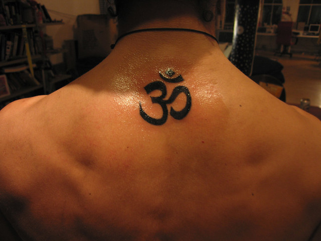 OM tattoo. OM. :: Visit the Yoso Tattoo blog, traditional and new style 
