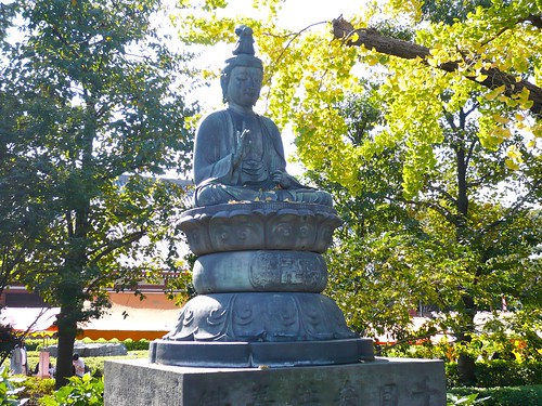 Buddhist statue near the Sensoji