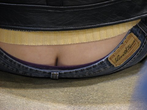 ad for Levi Strauss...taken at the convention