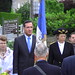 Yannick Favennec à la cérémonie du 8 mai à Mayenne