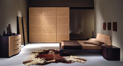 Elegant minimalist furniture interior bedroom design