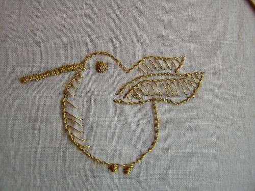 golden snitch embroidery