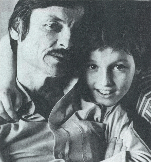 Andrei Tarkovsky and son