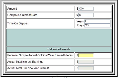 simple interest loan calculator. savings interest calculator