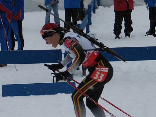 Magdalena Neuner beim Sprint