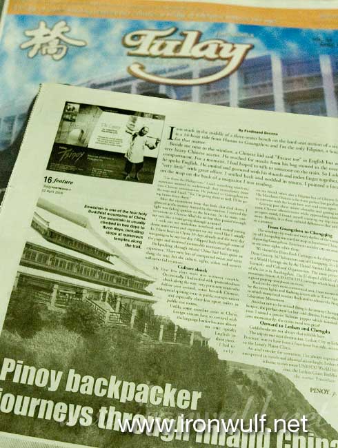 Tulay Article back page