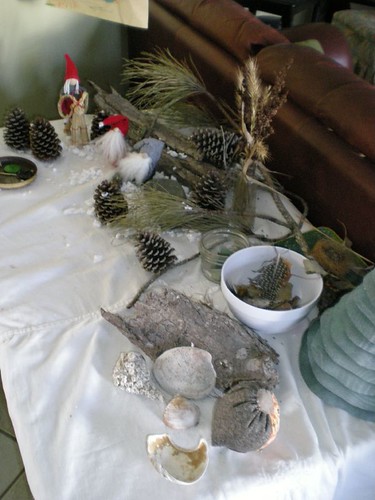 winter nature table