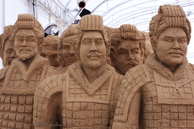 Warriors @ World Sand Sculpture Festival, Chacherngsao, Thailand