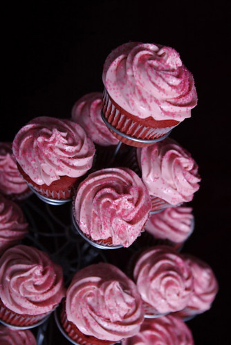 Diva Pink Velvet cupcakes from Sharlene's Babycakes