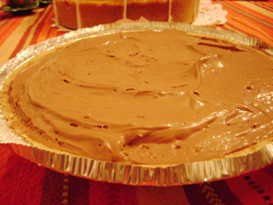 Sue and Tabor's chocolate cheesecake