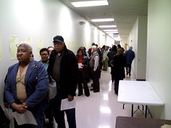 Early voting line part 2