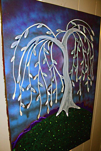 Willow Tree 24" x 36" by Rick Cheadle Art and Designs