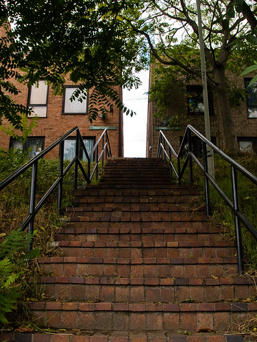 Stairs, Clays Lane Estate by Dr Patrick Green
