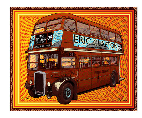 Eric Clapton Royal Albert Hall 2009 Concert Poster