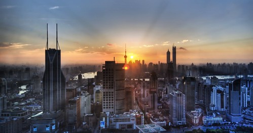 Sunrise in Shanghai