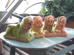 terracotta lions