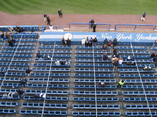 the Yankee Stadium seating