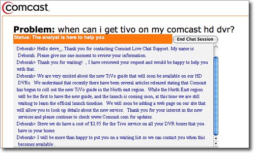 comcast dvr box. Comcast TiVo Guide on HD DVRs
