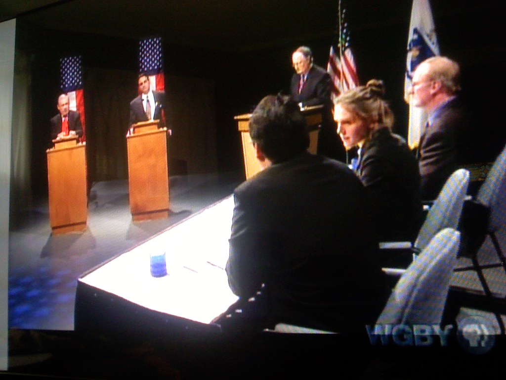 Springfield mayoral debate at WGBY. Photo by H Brandon