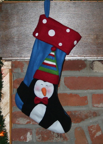 lauryn's penguin  stocking