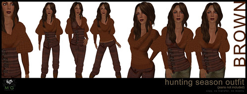 [MG fashion] Hunting Season Outfit - brown
