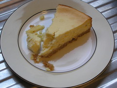 Last piece of cheesecake