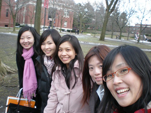 Ladies in Harvard Yard