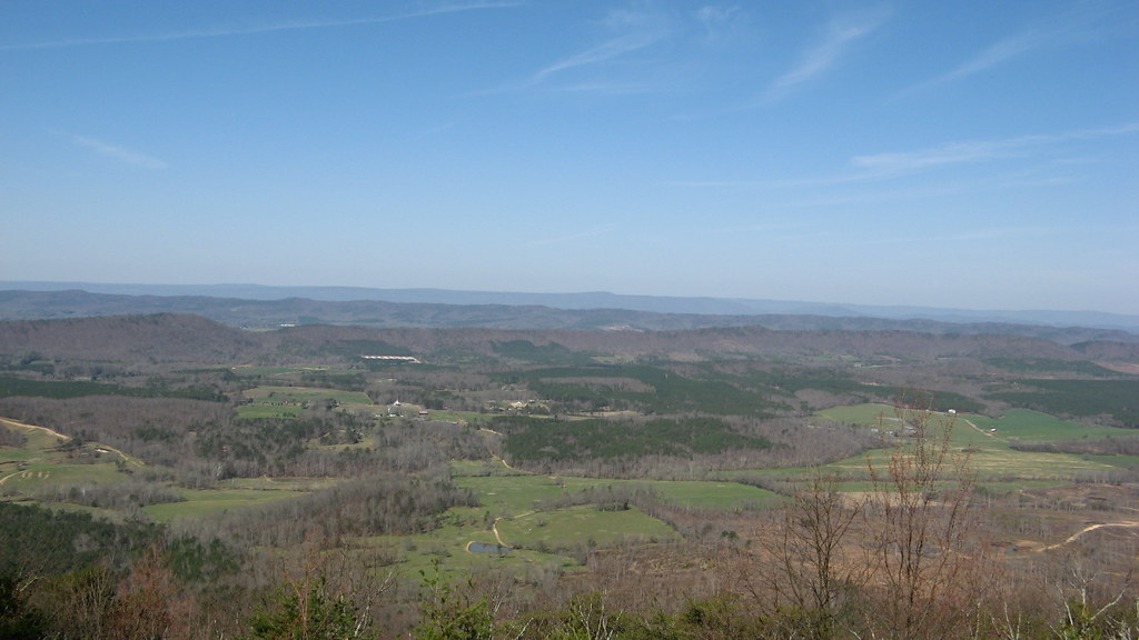 View West From Johns Mountain Parking Lot