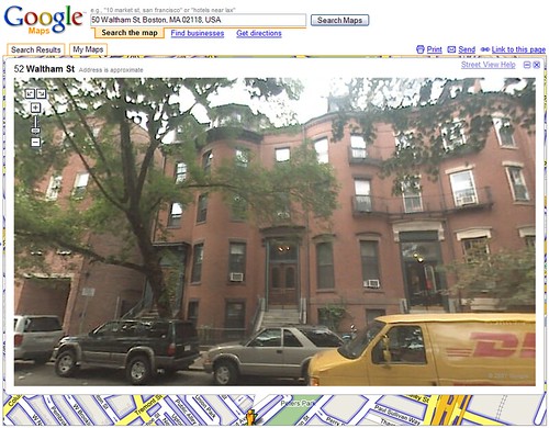 Google Street View of My Old Apartment