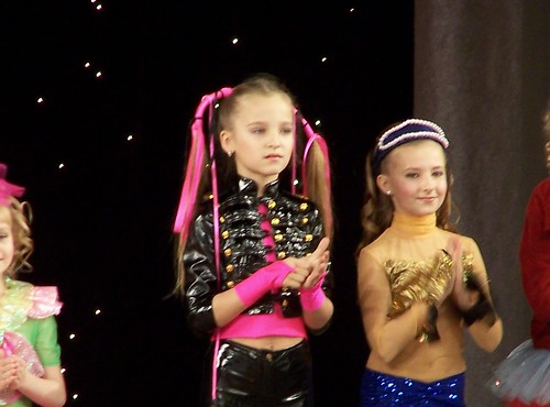 Kristina at a singing competition