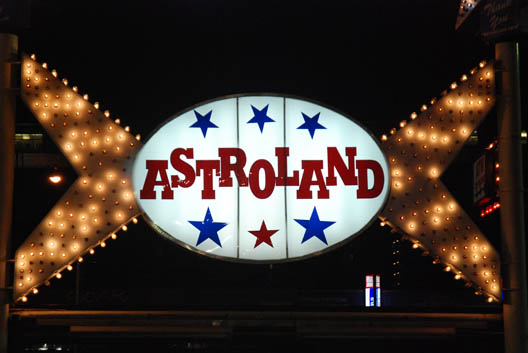Astroland Sign Night