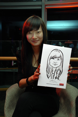 Caricature live sketching for TLC - 16