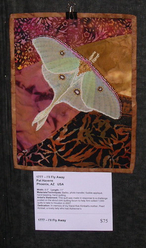 Pat's Luna Moth for Project Alzheimers