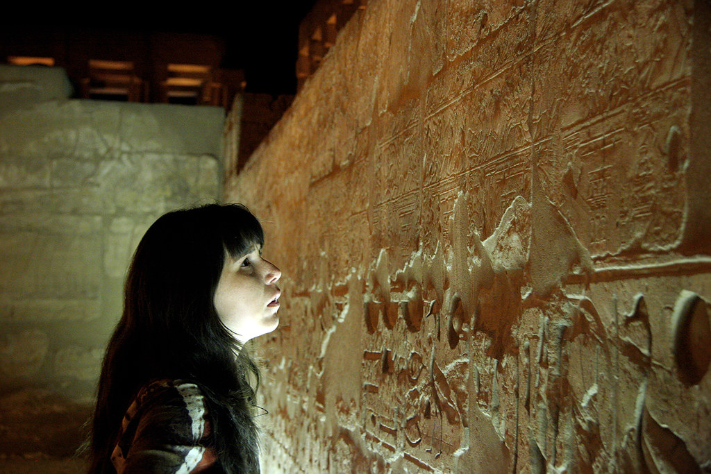 : Tanya at Luxor Temple