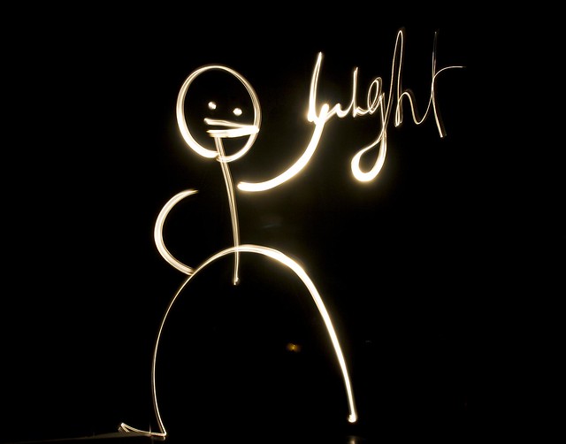 The Mr Light Saga - Mr Light is light painting