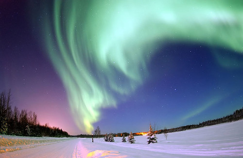 Northern lights by Senior Airman Joshua Strang via Flickr