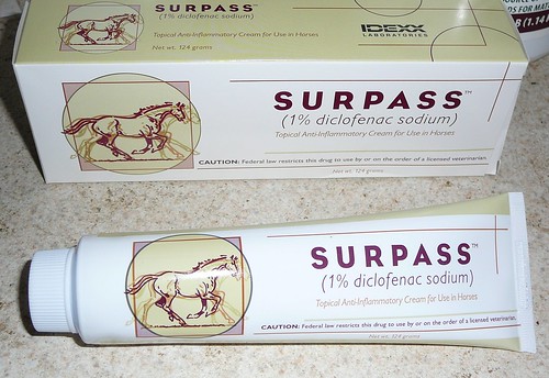 Surpass Cream for horse arthritis