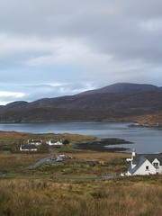 The cottage and West Loch Tarbert