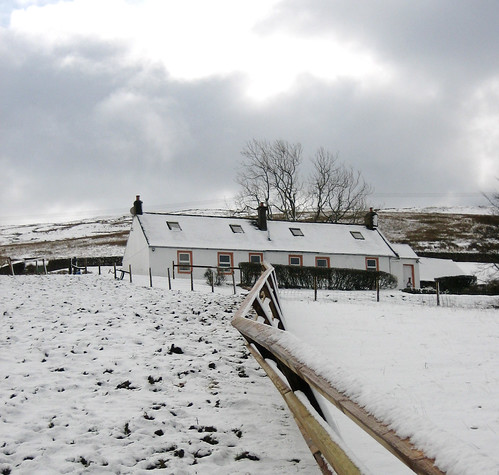 Fairlieward cottage in snow