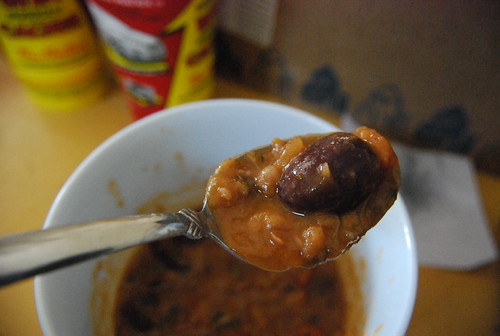 Bean/olive soup