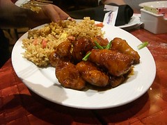Pork Fried Rice and General's Chicken