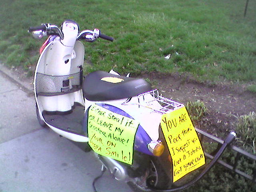 Who knew scooter owners had such filthy mouths? 4