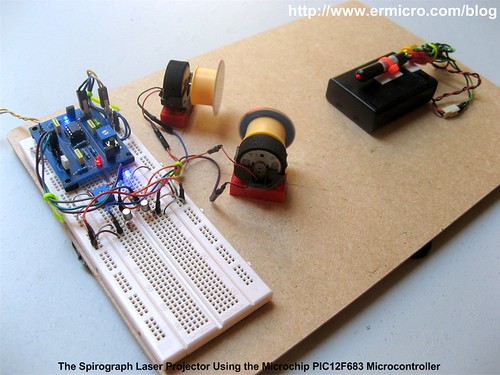 Building your own Simple Laser Projector using the Microchip PIC12F683 Microcontroller - 1
