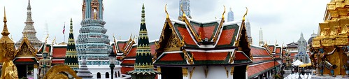 Grand Palace Panoramic in Bangkok, Thailand