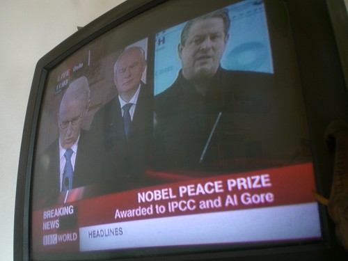 Al Gore gana premio nobel la paz