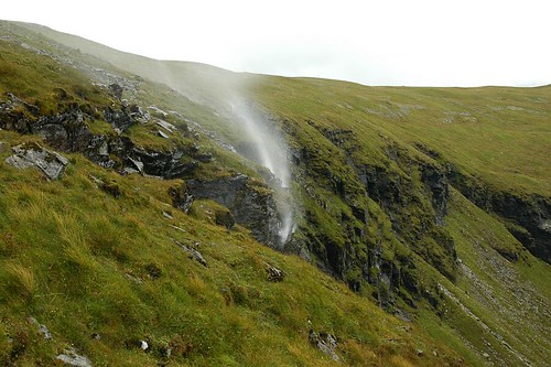 Gravity defying waterfalls